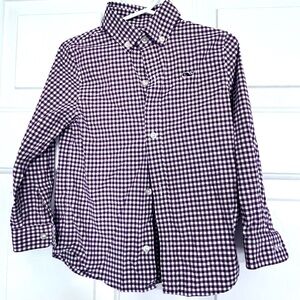 Burgundy Vineyard Vines button down in performance fabric